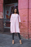 Pintucks Pink Kurti