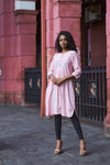 Pintucks Pink Kurti