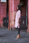 Pintucks Pink Kurti