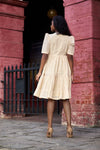 Kora Khadi hand embroidary dress - Ranjhana