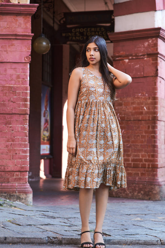 Yellow Bagru Natural Colour - Neeraja