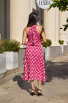 Pink Ikat Dress - Overlap