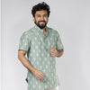 Mint Green Ikat Short Kurta