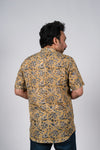Yellow & Indigo Kalankari Shirt