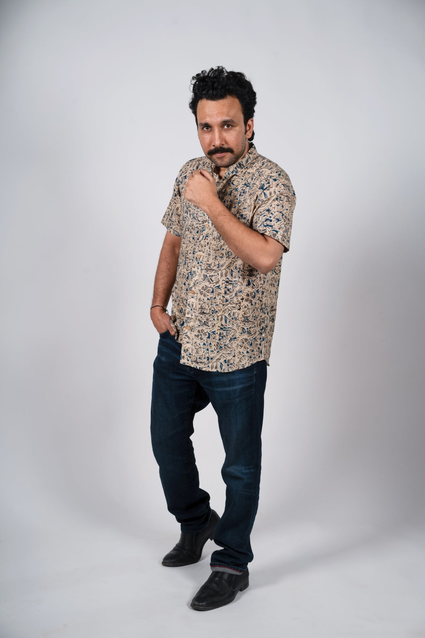 Kora & Indigo Kalankari Shirt