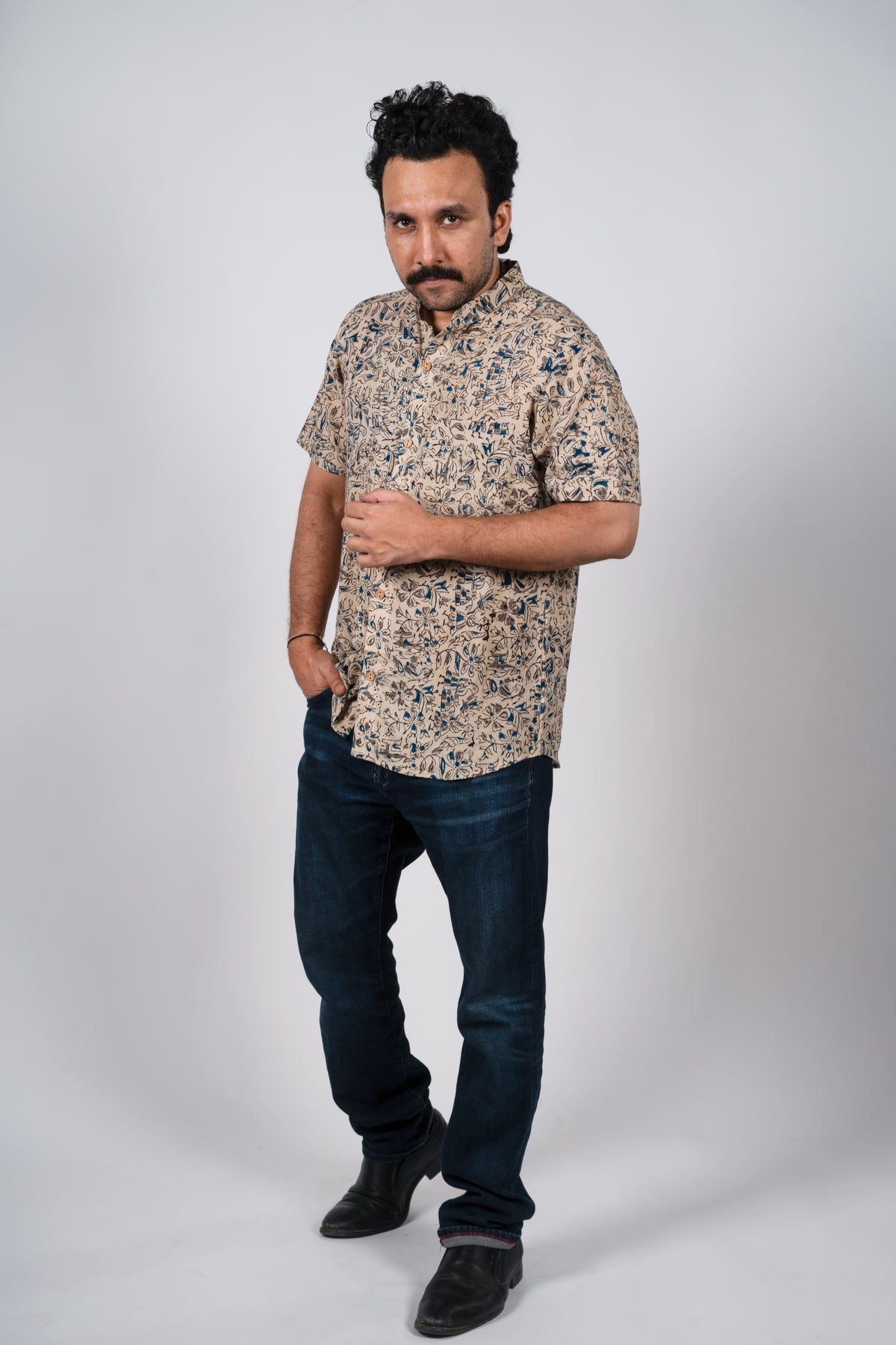 Kora & Indigo Kalankari Shirt