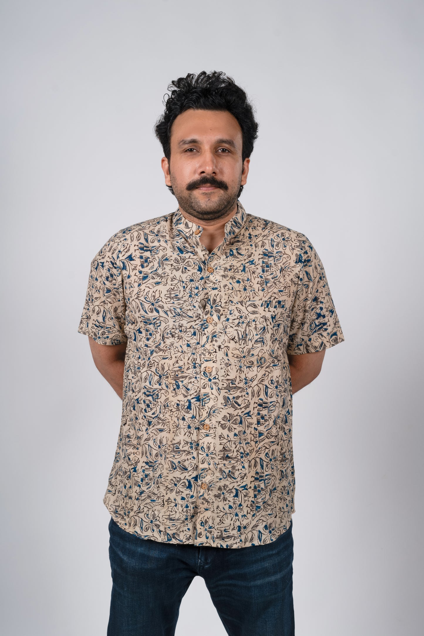 Kora & Indigo Kalankari Shirt
