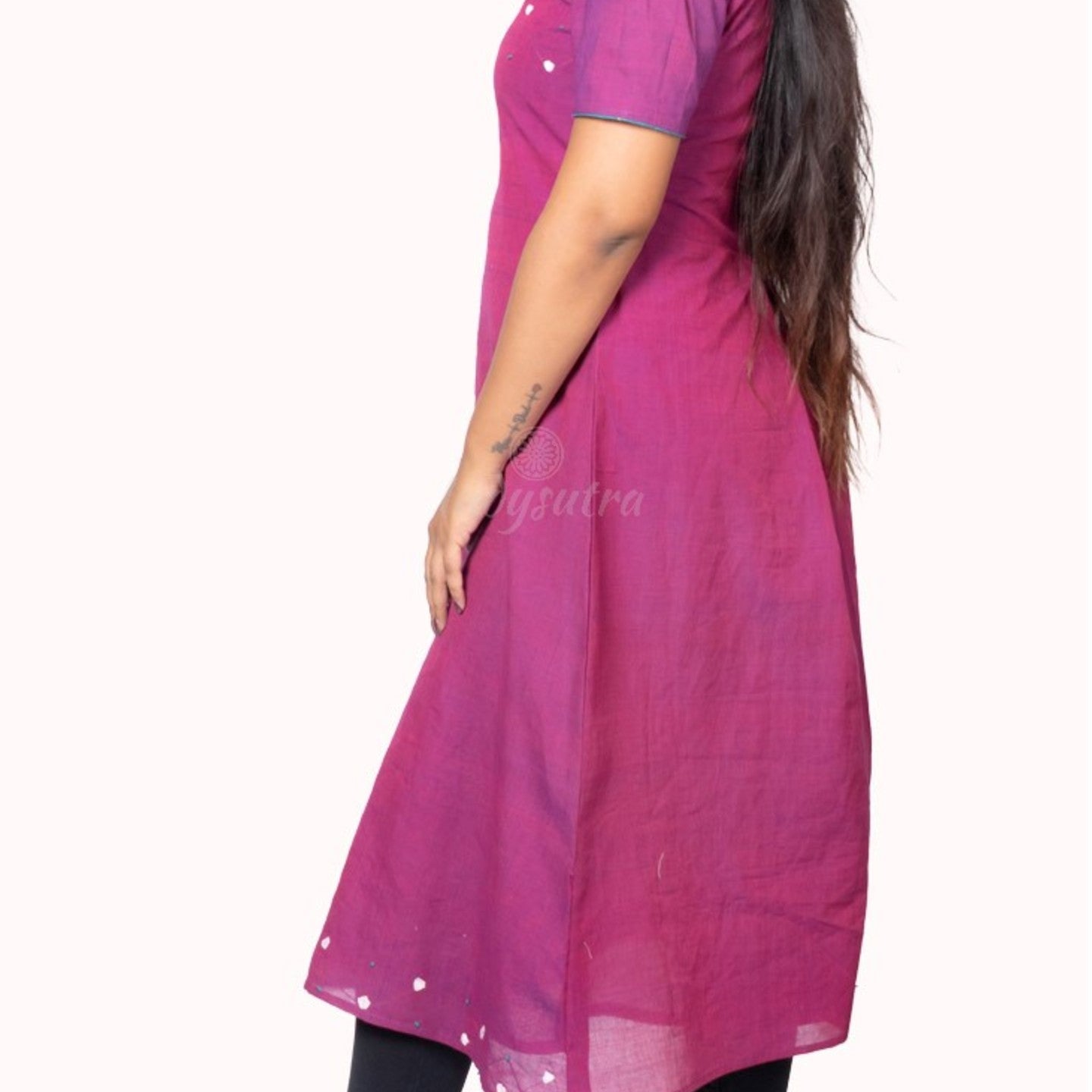 Mangalagiri Purple dress - Mandara