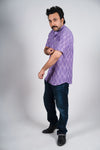 Lavender Ikat Shirt