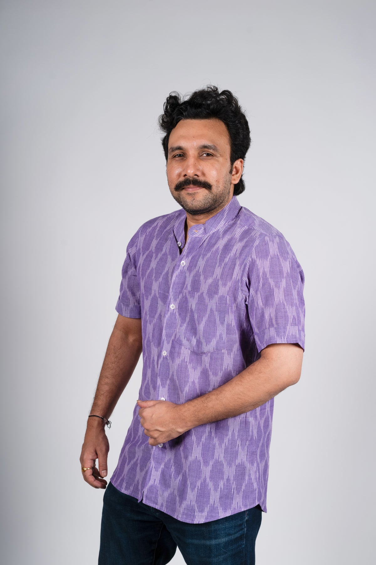 Lavender Ikat Shirt