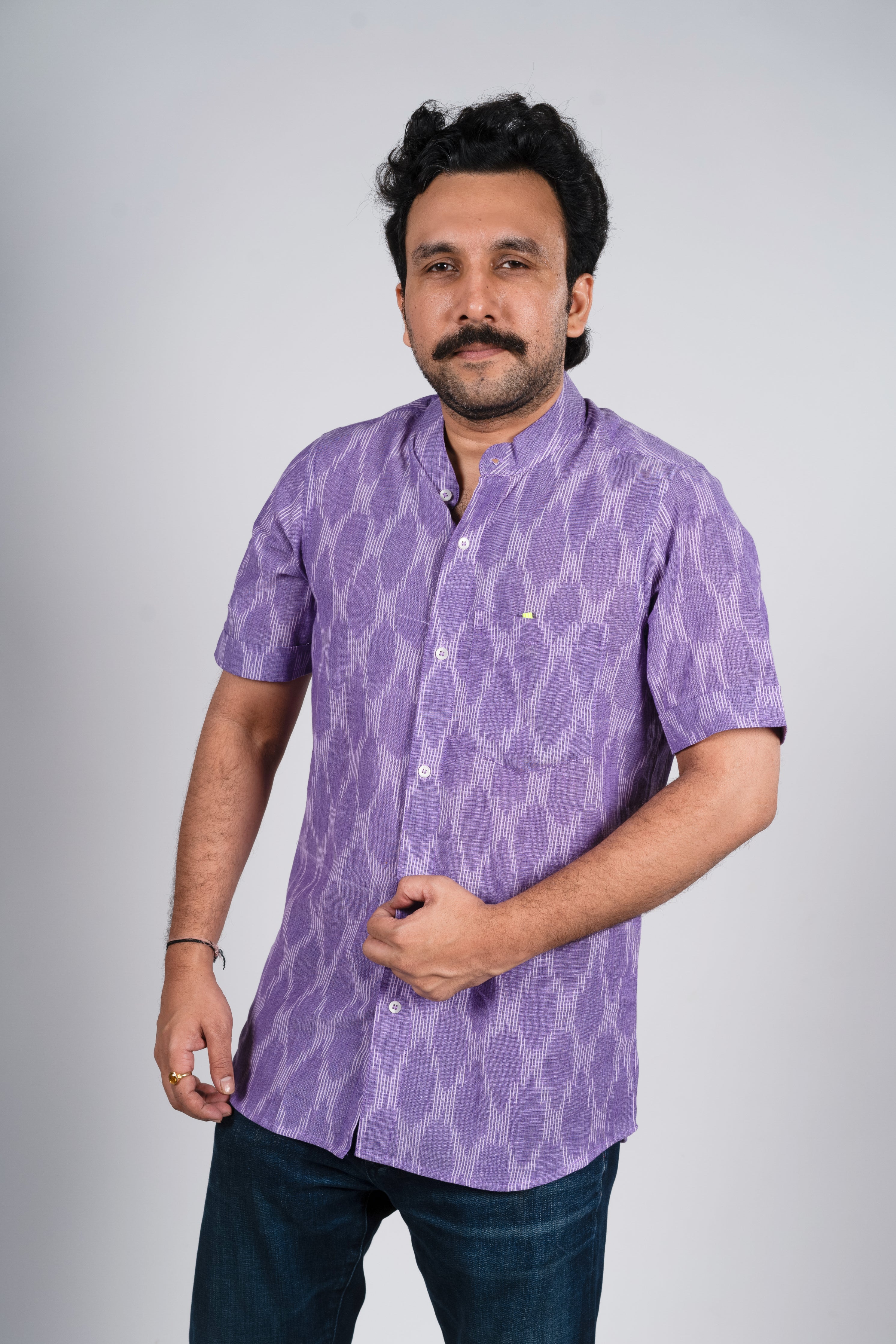 Lavender Ikat Shirt