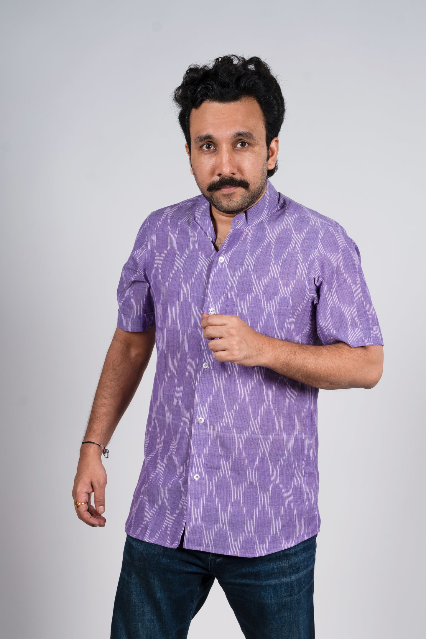 Lavender Ikat Shirt
