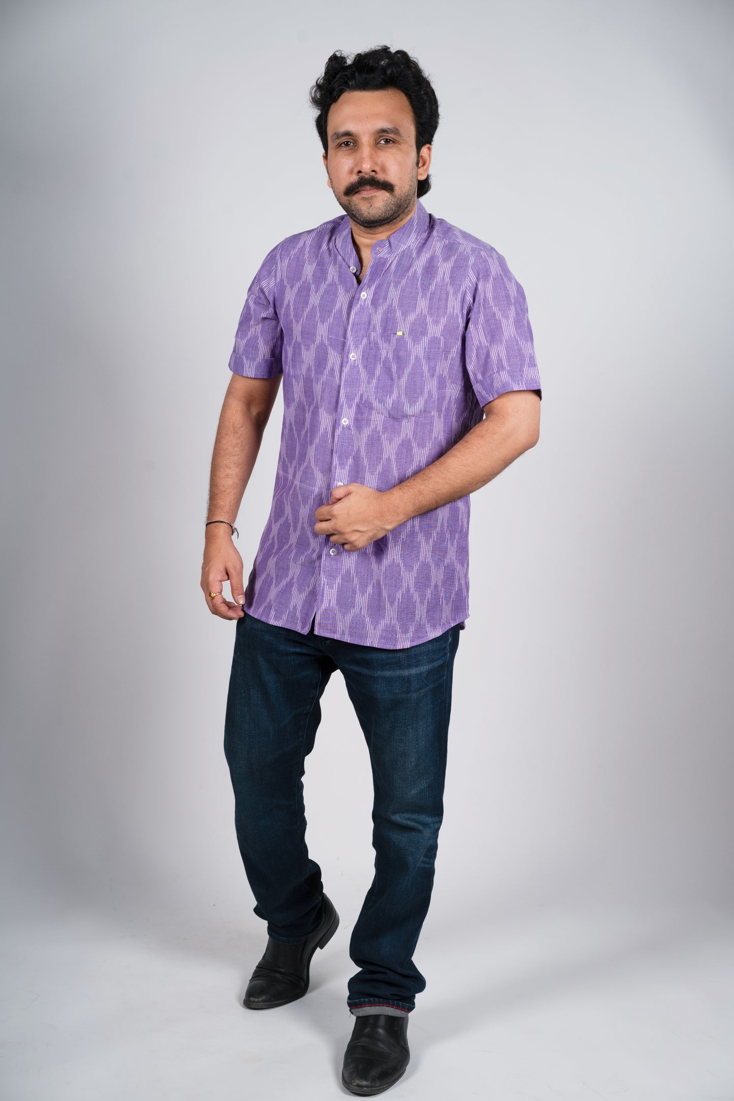 Lavender Ikat Shirt