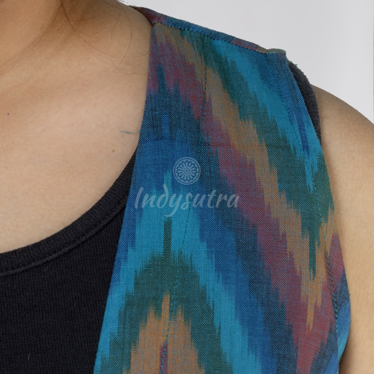 Shrug - Multi Color Ikat