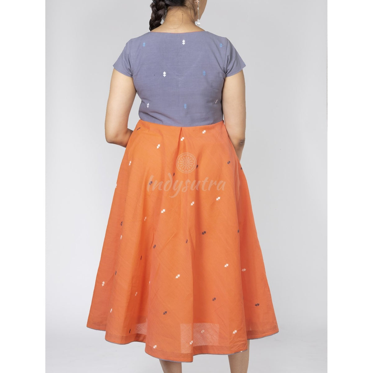 Malati - Grey and Orange