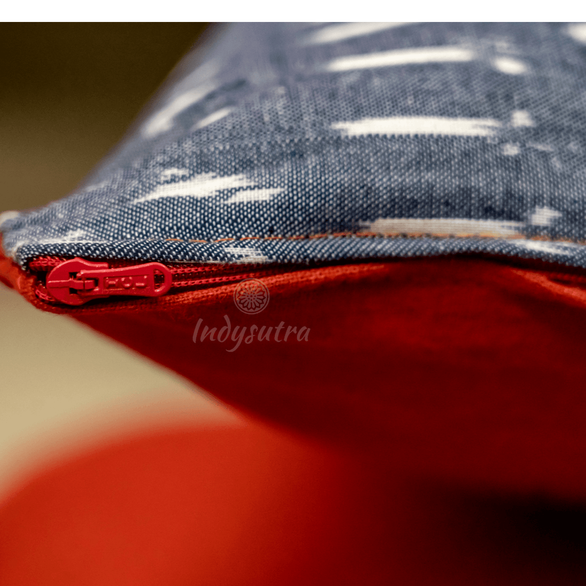 White and Grey Ikat Cushion Cover set