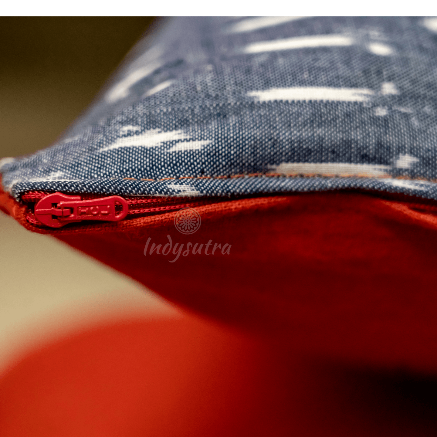 White and Grey Ikat Cushion Cover set