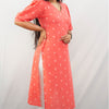 Peach Pink Cotton Kurti