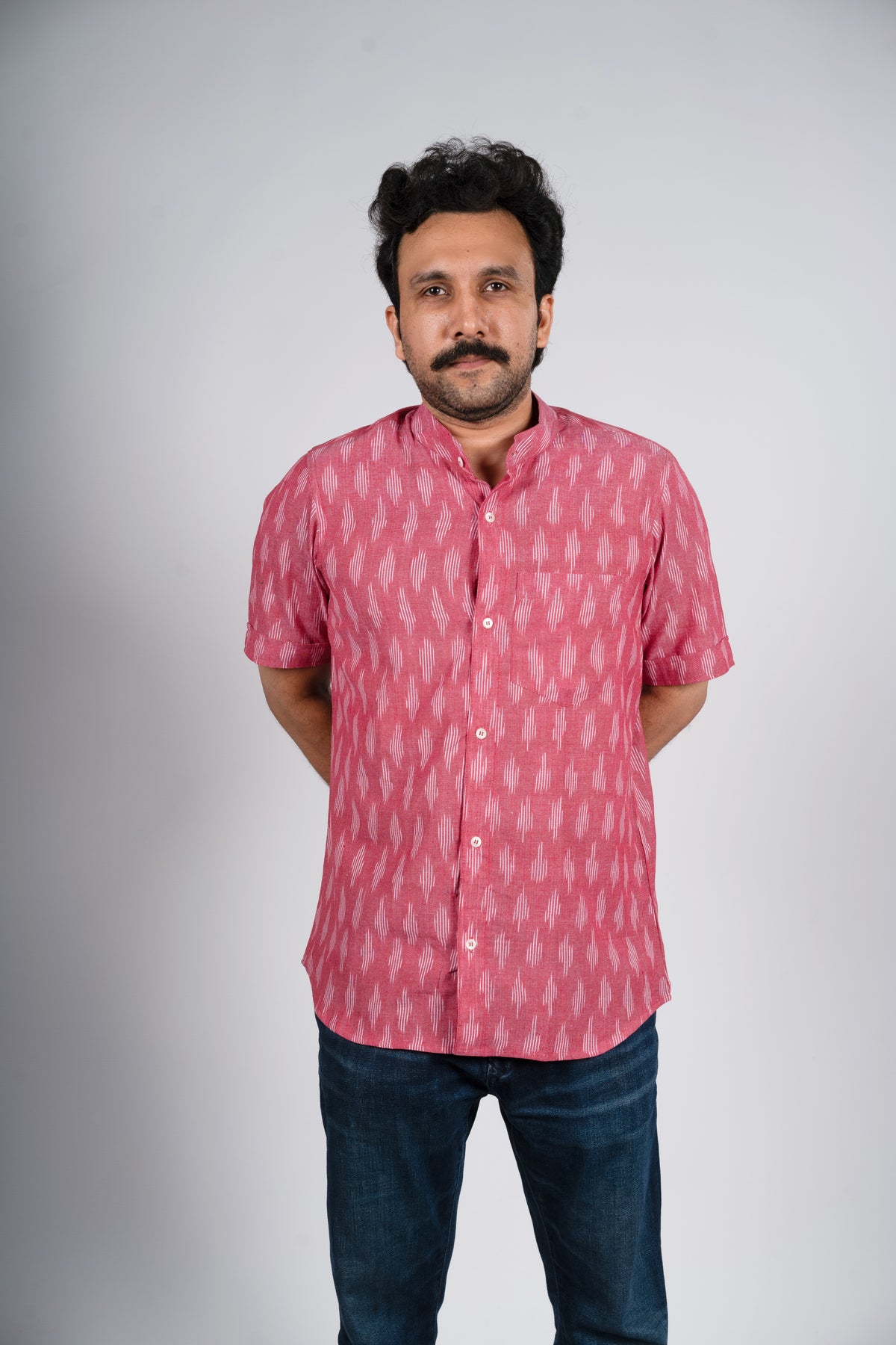Pink Ikat Shirt