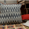 White and Grey Ikat Cushion Cover set