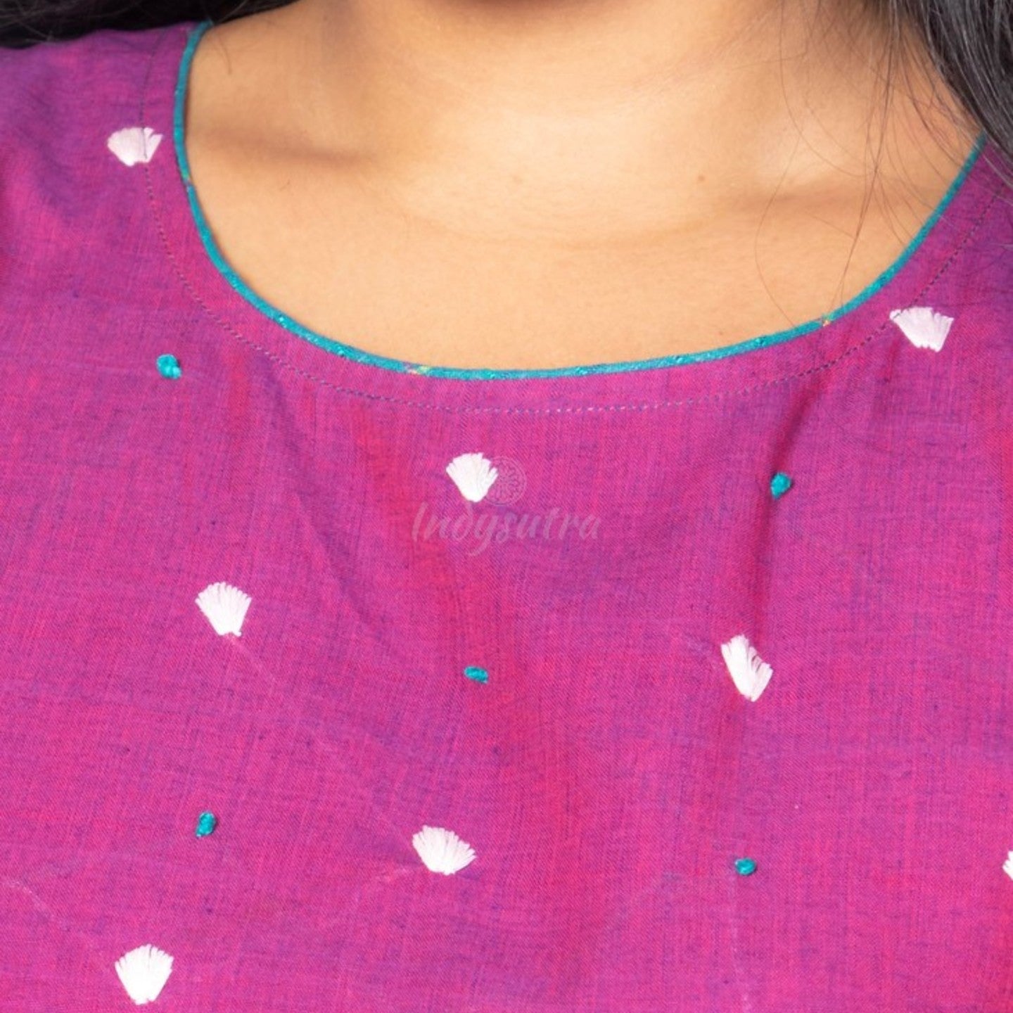 Mangalagiri Purple dress - Mandara