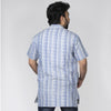 Blue Strips Ikat Short Kurta