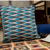 Blue and Gray Ikat Cushion Cover set