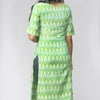 Jugalbandi Ikat Kurta - Green and Orange