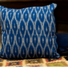 Blue Ikat Cushion Cover set