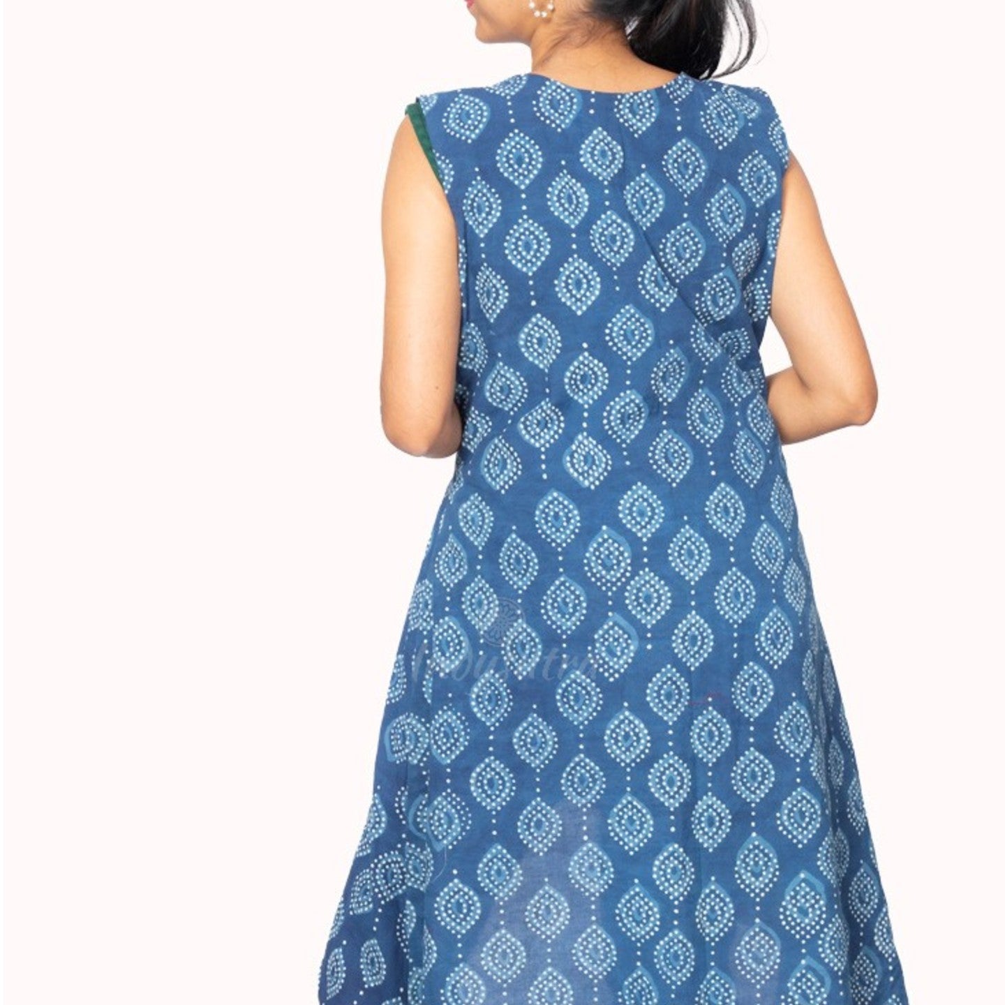 Shrug - Indigo Prints