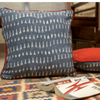 White and Grey Ikat Cushion Cover set