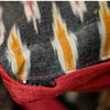 Yellow and Red Ikat Cushion Cover set