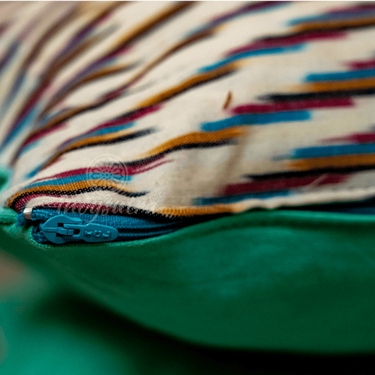 White Ikat Cushion Cover set