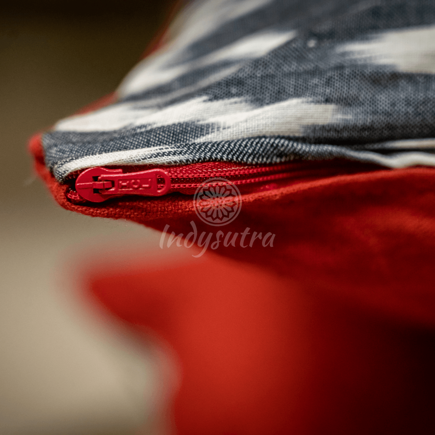 Grey and white Ikat Cushion Cover set