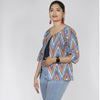 Short Shrug - Multi Colour Ikat