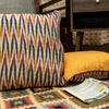 Yellow and Black Ikat Cushion Cover set