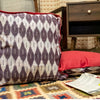 Maroon Ikat Cushion Cover set